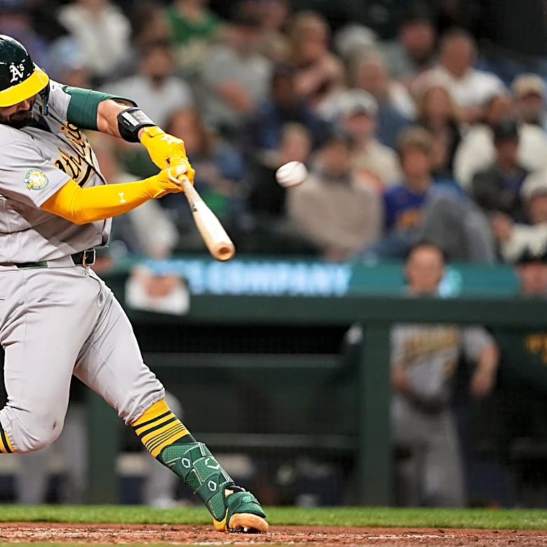 Shea Langeliers hits his 8th homer as Athletics beat scuffling Mariners 5-2