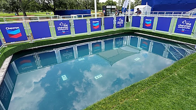 LPGA is keeping with tradition at the first major. But it's a pool, not a pond in Houston