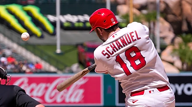 Trout ties Anderson with 796th extra-base hit, Schanuel drives in 4 runs as Angels beat Toronto 7-3