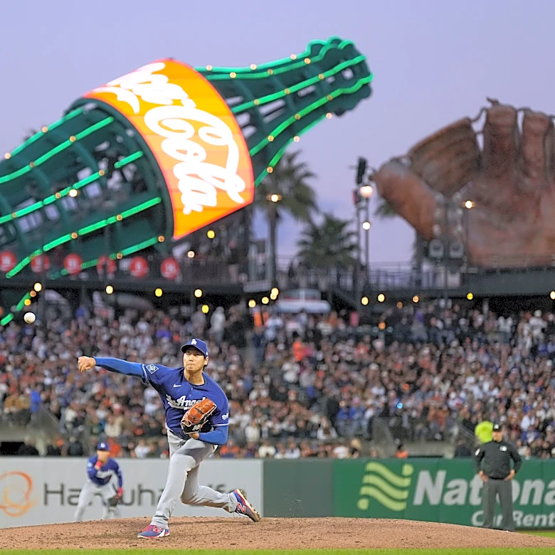 Shohei Ohtani's 53-game on-base streak ends as Roberts mulls resting him more often when he pitches