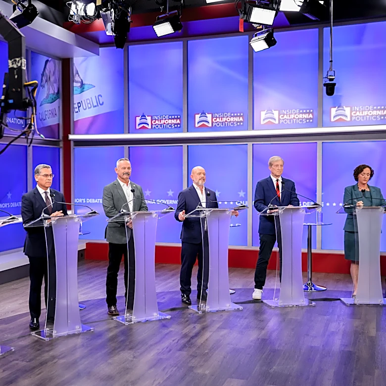 California's woes at the center of debate among leading candidates for governor