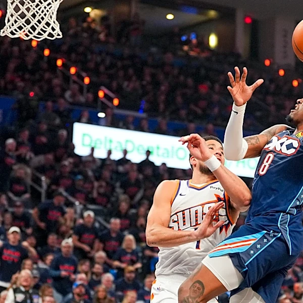 Thunder’s Jalen Williams leaves Game 2 against Suns with left hamstring injury