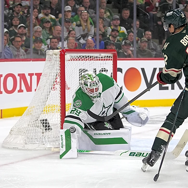 Boldy misses time in 1st after face-plant from hit to head, before brilliant assist and two-OT loss