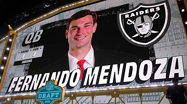 Raiders select quarterback Fernando Mendoza with the first pick in the NFL draft