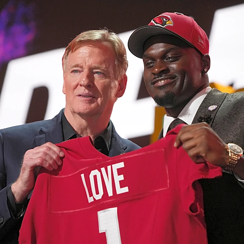 Cardinals select Notre Dame RB Jeremiyah Love with No. 3 pick as they start rebuild under LaFleur