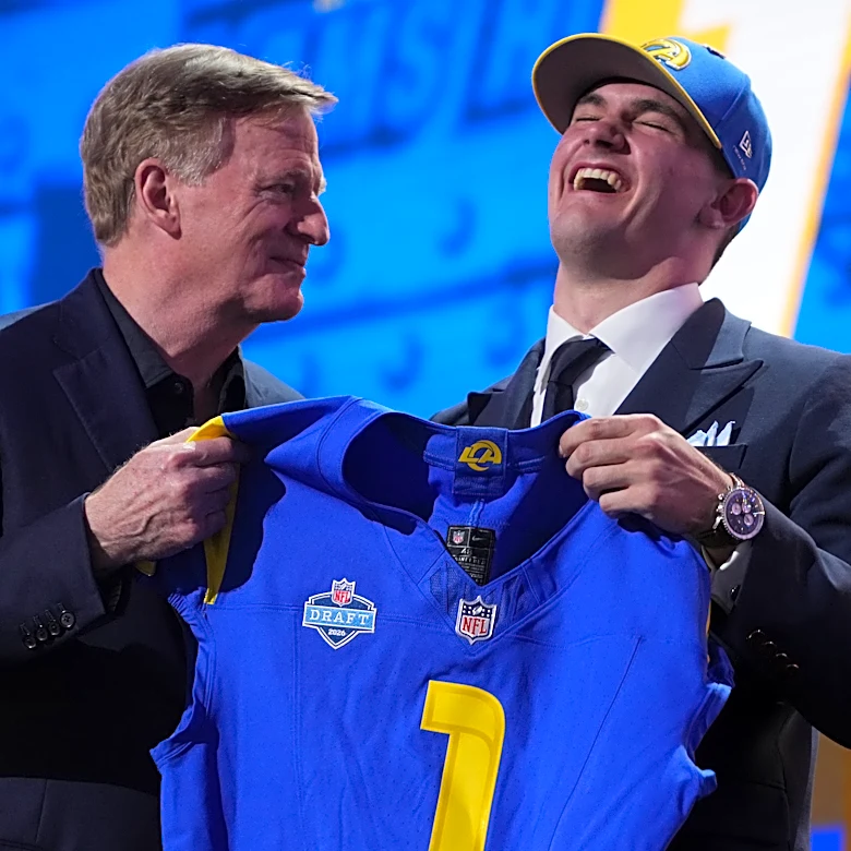 Rams choose QB Ty Simpson at No. 13, securing their successor for Matthew Stafford