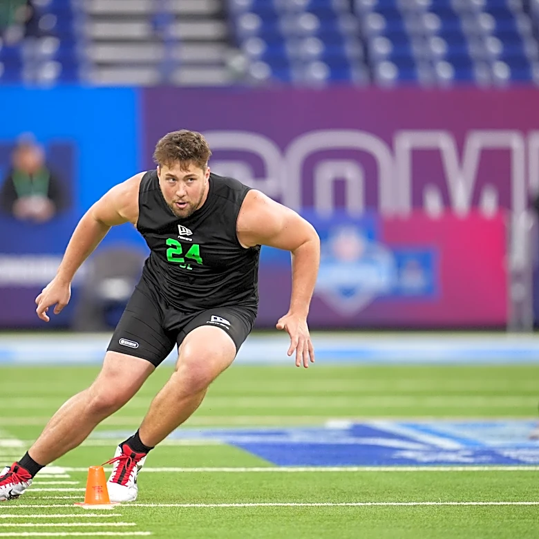 Panthers select Georgia OT Monroe Freeling with the 19th pick in the NFL draft