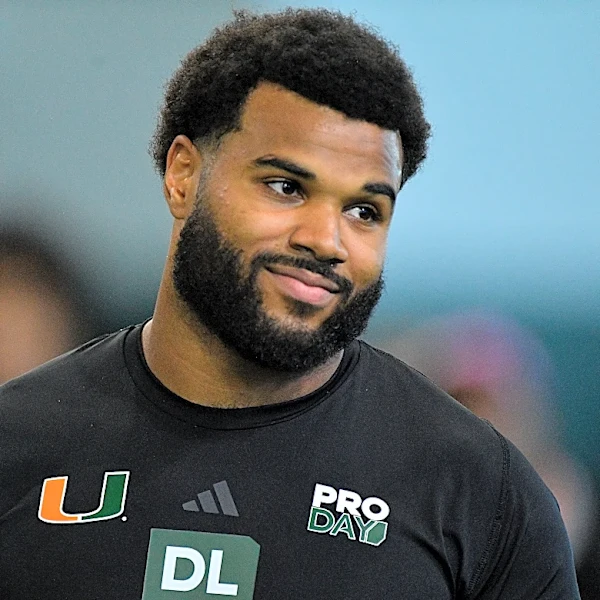 Chargers take Miami defensive end Akheem Mesidor at No. 22 in NFL draft
