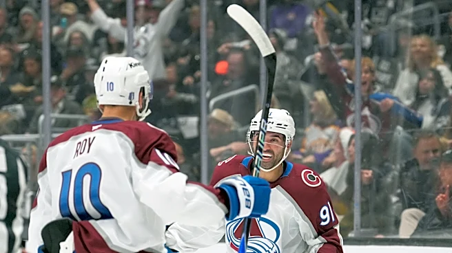 Avalanche get a pair of lucky goals and hold off Kings 4-2, taking a 3-0 series lead