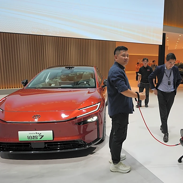 At Beijing auto show, Chinese carmakers flaunt new technologies as global competition heats up