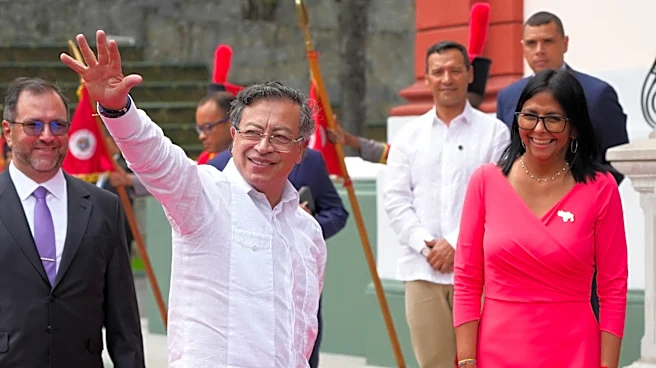 Colombia's leader visits Venezuela for key talks with acting President Delcy Rodríguez