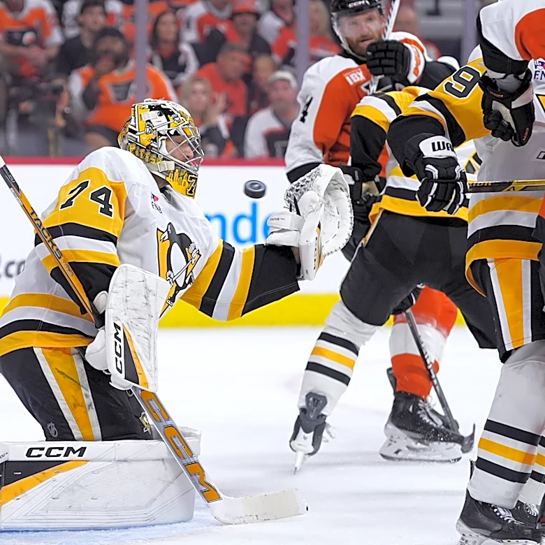 Penguins at Flyers and Senators vs. Hurricanes are looking to avoid first-round sweeps