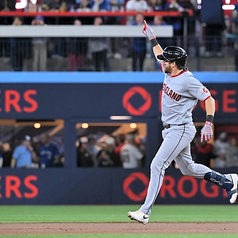 Martínez hits 2 homers as Guardians rough up Scherzer and beat Blue Jays 8-6