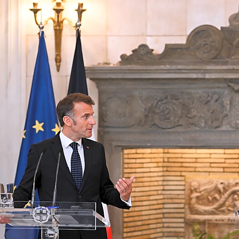 Leaders of France and Greece say the EU's defense splurge is no alternative to the NATO alliance