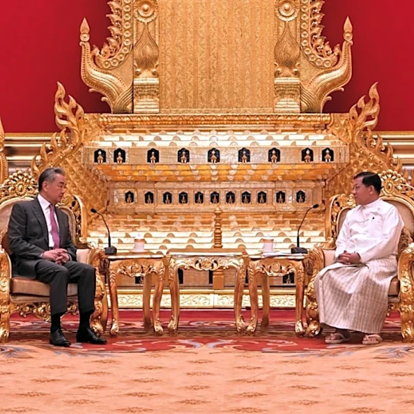 China’s top diplomat meets leader of Myanmar's military-backed government on regional tour