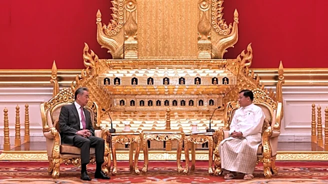China’s top diplomat meets leader of Myanmar's military-backed government on regional tour