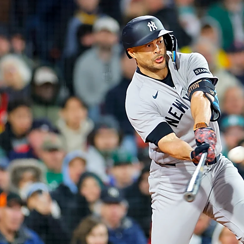Yankees slugger Giancarlo Stanton (calf) out of lineup vs. Astros and could land on injured list