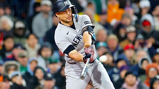 Yankees slugger Giancarlo Stanton (calf) out of lineup vs. Astros and could land on injured list