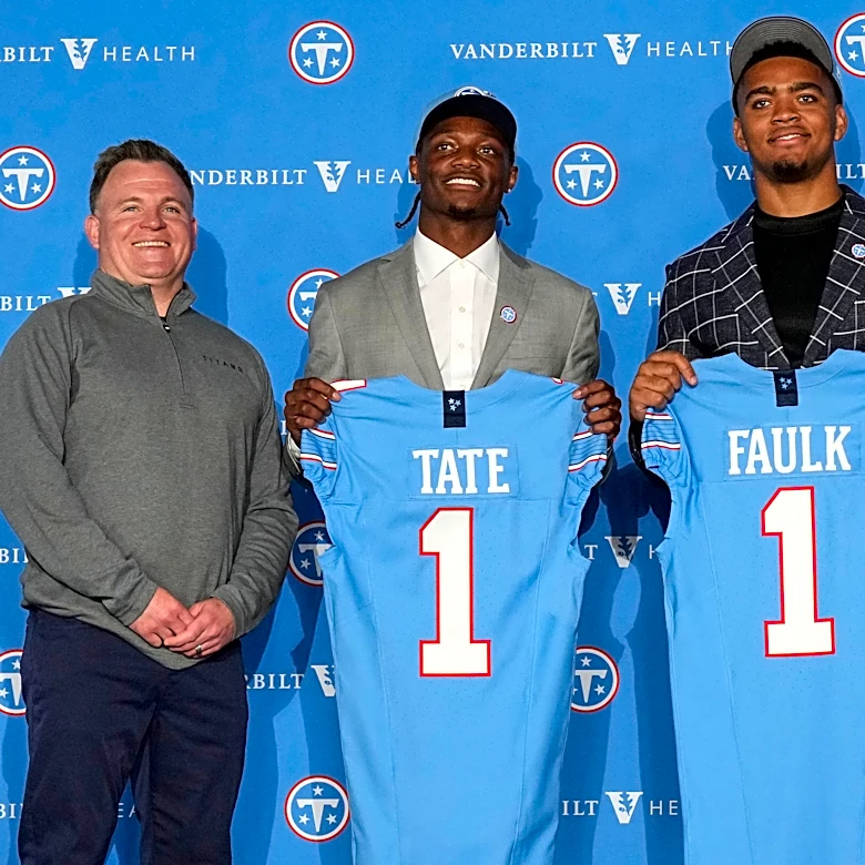 The Titans go for positions of need in NFL draft, rebuilding roster for new coach