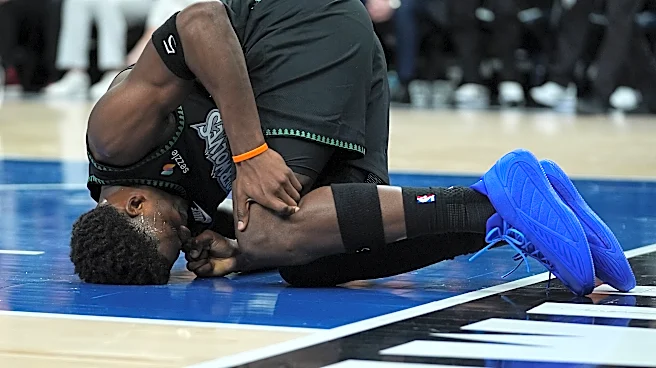 Timberwolves lose Anthony Edwards and Donte DiVincenzo to leg injuries in Game 4 against Nuggets