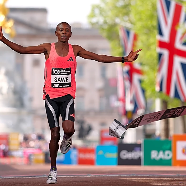Sabastian Sawe breaks fabled 2-hour barrier in the marathon to shatter world record by 65 seconds