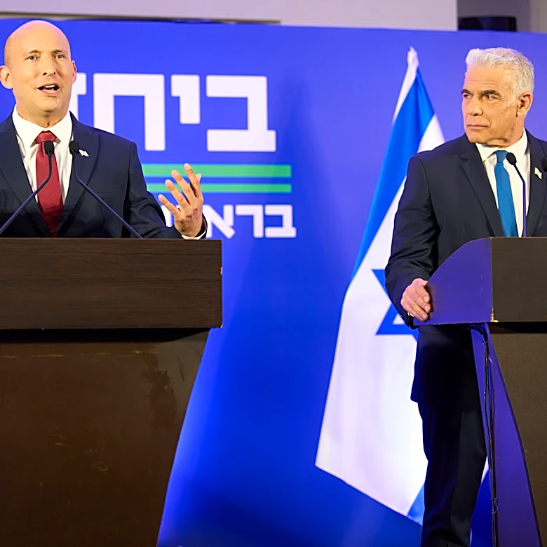 Two former Israeli prime ministers join forces against Netanyahu in upcoming elections