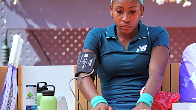 Coco Gauff overcomes vomiting on court to beat Sorana Cirstea in Madrid