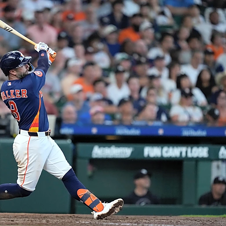 Arrighetti allows 1 run in 7 innings, Walker has 4 RBIs; Astros beat Yankees 7-4