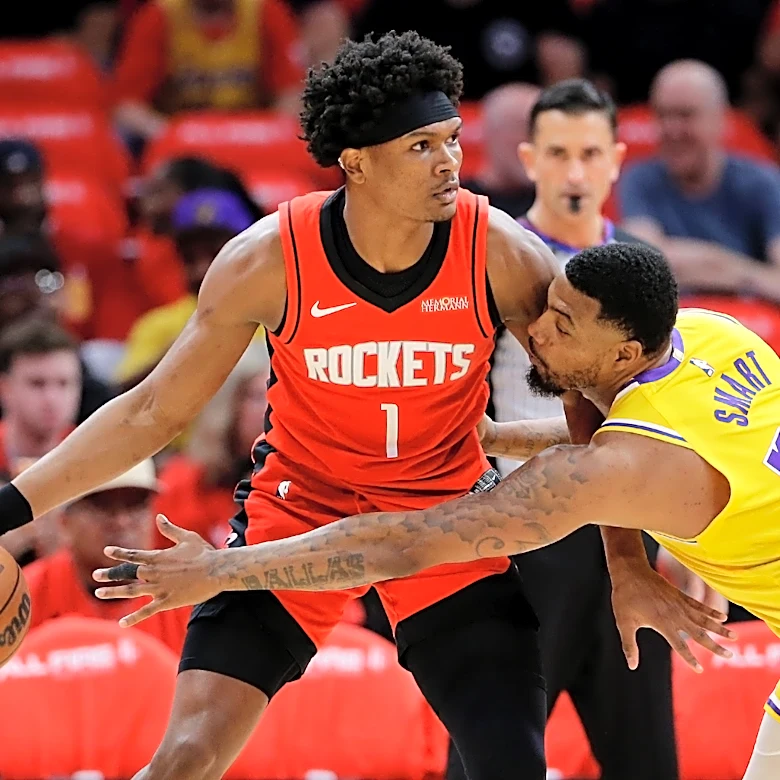 Amen Thompson sparks Rockets' 115-96 rout to stave off elimination against Lakers