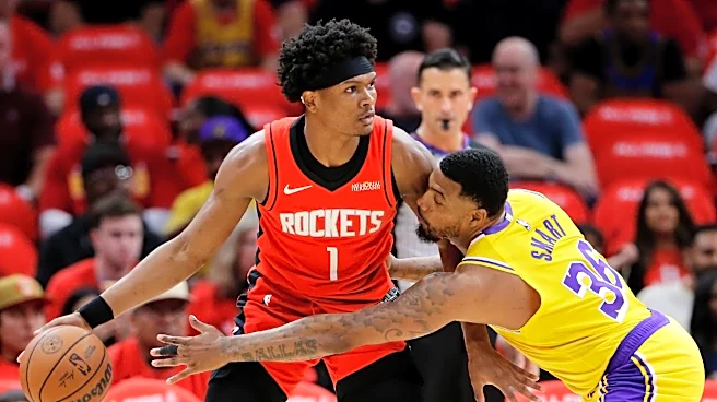 Amen Thompson sparks Rockets' 115-96 rout to stave off elimination against Lakers