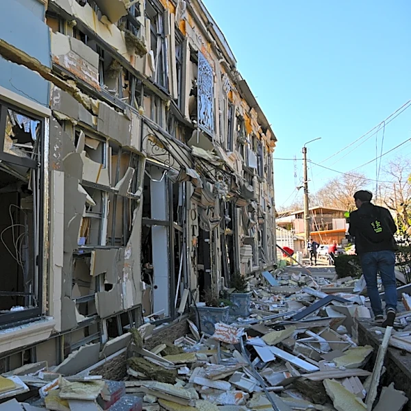 A predawn Russian drone strike hits Ukraine's Odesa, wounding 14; 2 killed in Russian-held Kherson