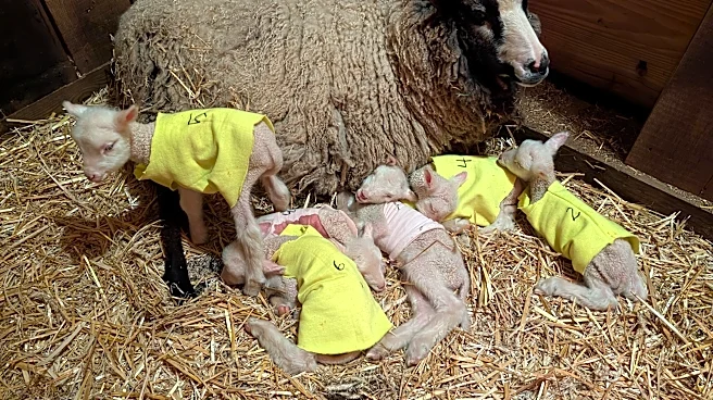 Farmers in Vermont expected a sheep to have twins. She ended up having rare sextuplets