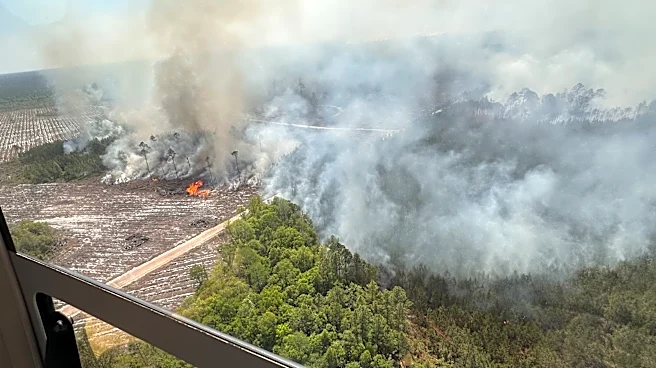 Heavy weekend rain slows 2 sprawling Georgia wildfires, even as new blazes start
