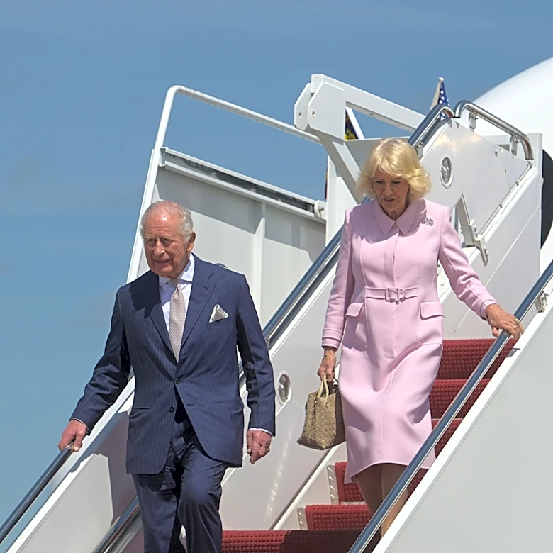 King Charles III arrives at the White House on a delicate mission to restore the UK-US relationship
