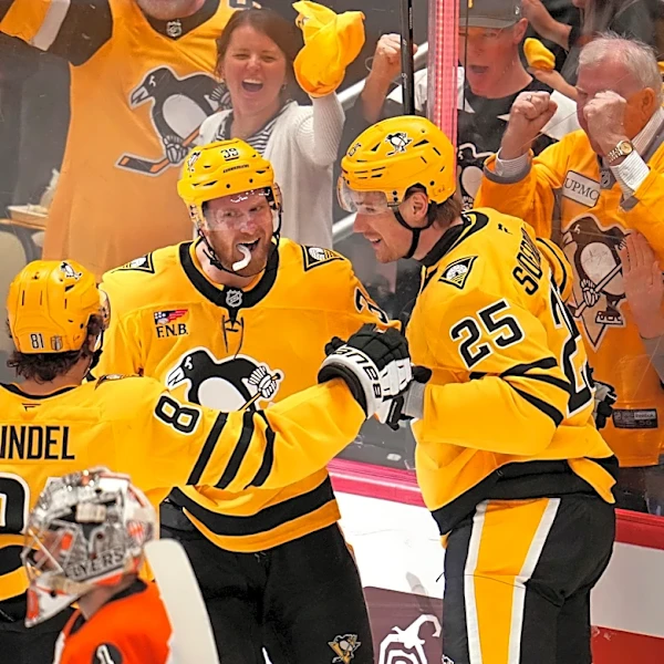 Penguins fend off elimination again with a 3-2 Game 5 win over Flyers to send series back to Philly