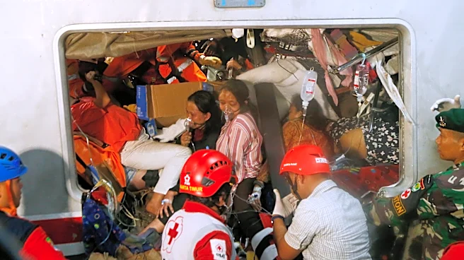 Rescuers recover last victims from Indonesia train wreck that killed 15 and injured dozens