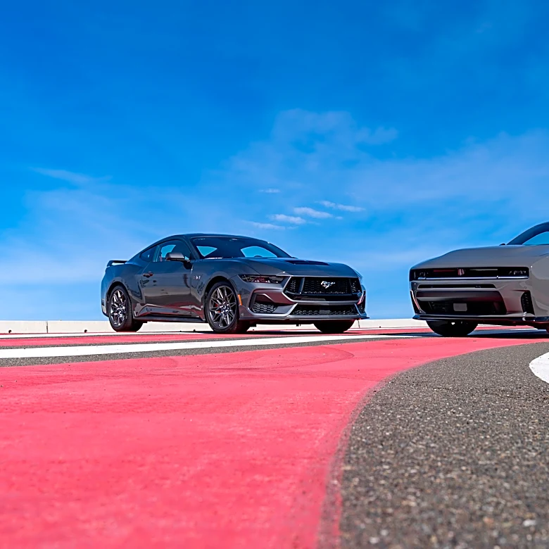 High-octane muscle: Edmunds compares the Ford Mustang and Dodge Charger