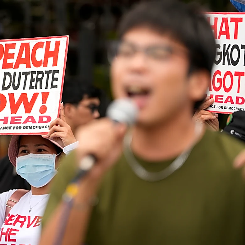 Philippine congressional committee rules there's evidence to impeach vice president