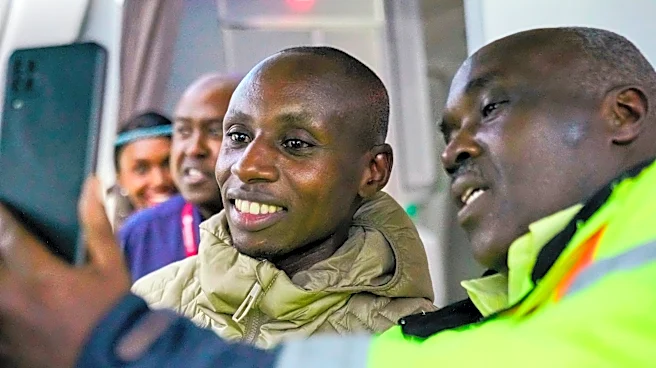 Kenya gives a hero's welcome to marathon record breaker Sabastian Sawe