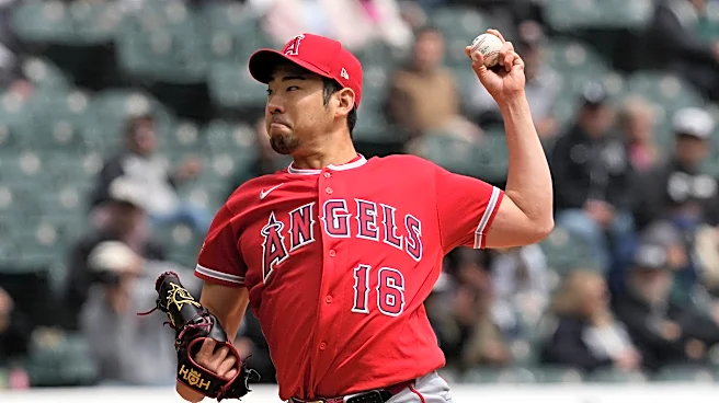 Angels starter Yusei Kikuchi leaves game at Chicago with left shoulder tightness