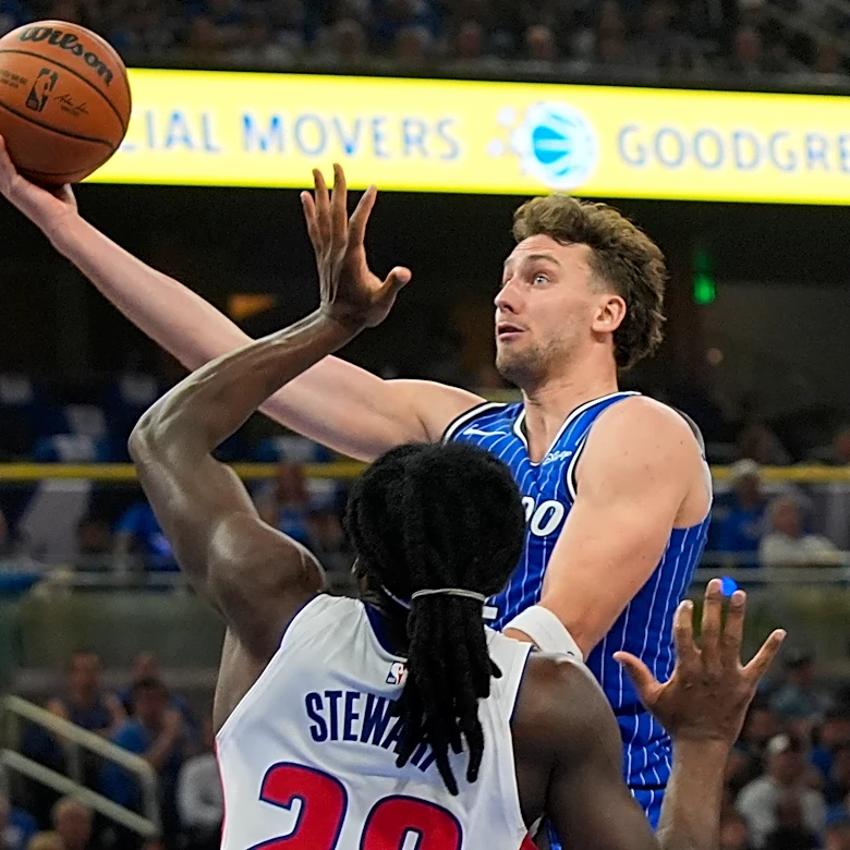 Magic forward Franz Wagner out with calf injury against Pistons in Game 5