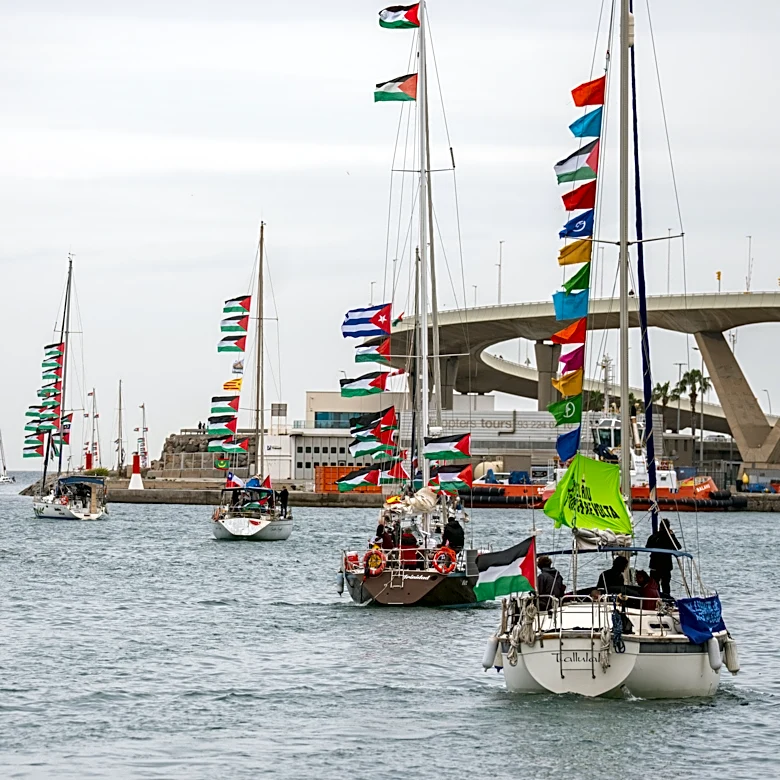 Activists say Israel has intercepted their Gaza aid flotilla near Crete, detaining crews