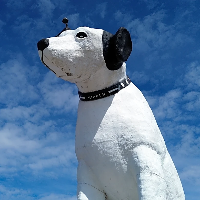 Nipper, stay! The future of a beloved dog statue on a New York warehouse is up in the air