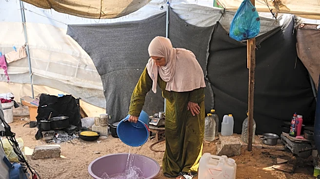 In Gaza, a desperate rush for water trucks persists more than 6 months after the ceasefire