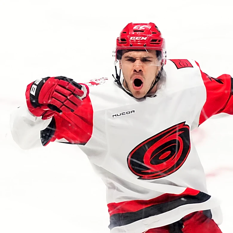 Hurricanes' Stankoven grows into 1st year as 2nd-line center, gets hot start to the NHL playoffs