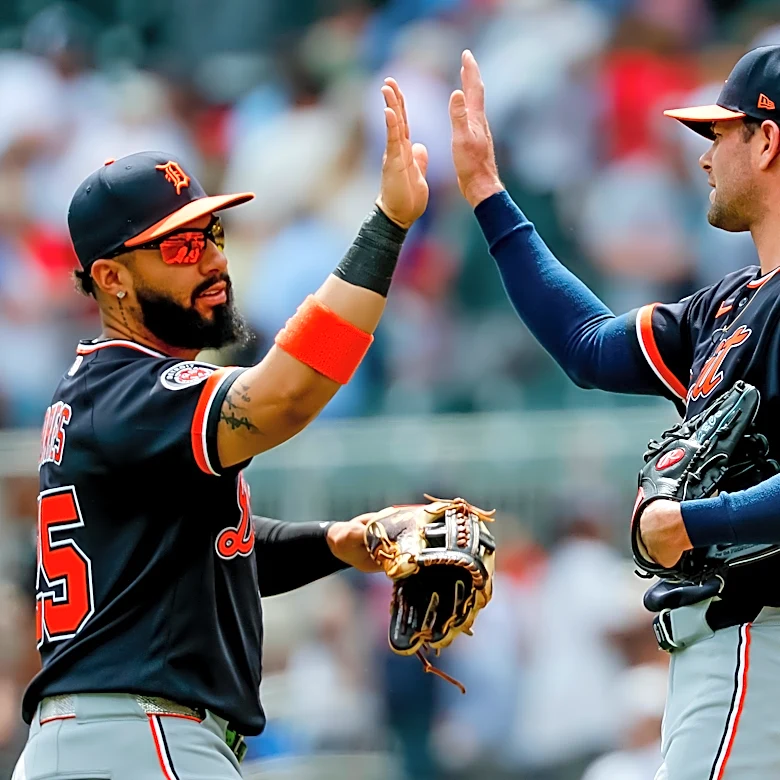 A day after Jansen's blown save, Tigers turn to Finnegan for the save in comeback win over Braves