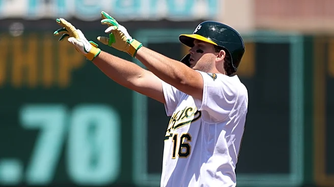Kurtz draws walk for 19th game in row, A's beat Royals 6-3