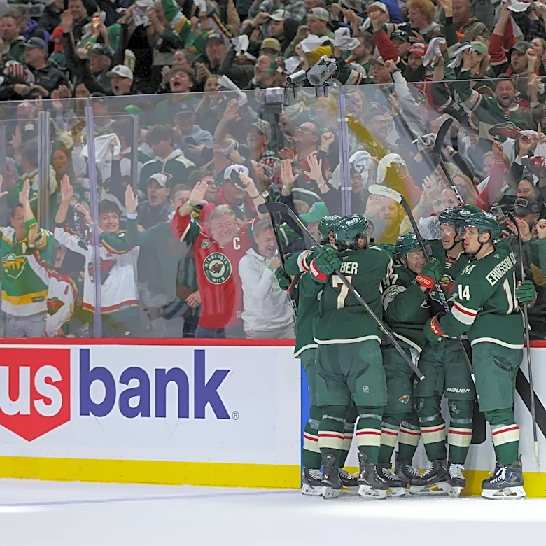Wild beat Stars 5-2 for first playoff series win in 11 years