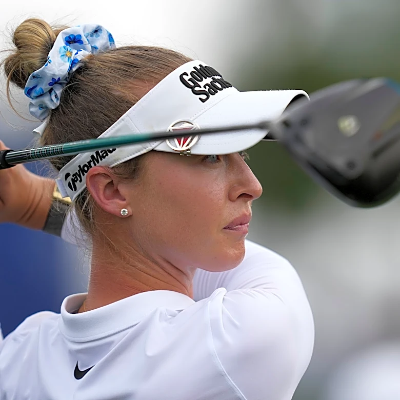 Nelly Korda goes bogey-free for 67 and shares early lead at LPGA in Mexico