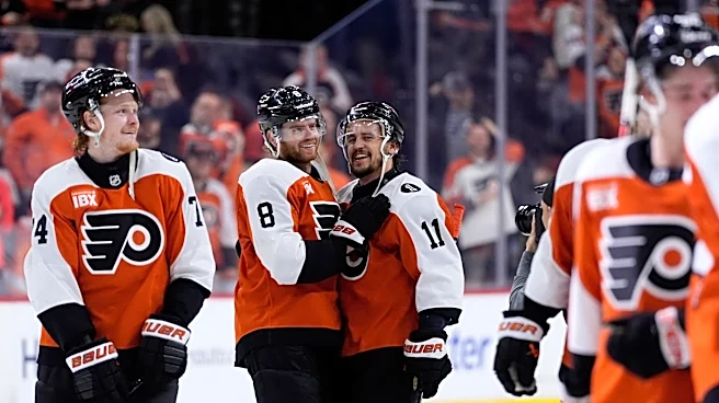 Cam York threw his stick in the stands after scoring an OT winner, but the Flyers star got it back